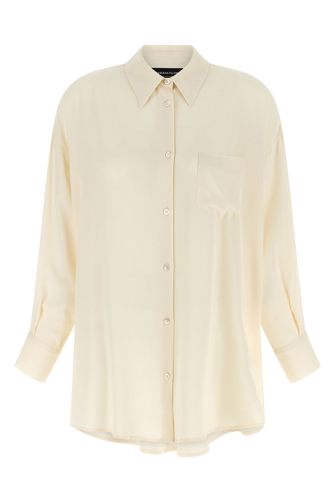 FABIANA FILIPPI 38 fluid silk blend shirt