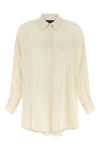 fluid silk blend shirt
