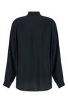 silk blend crepe shirt