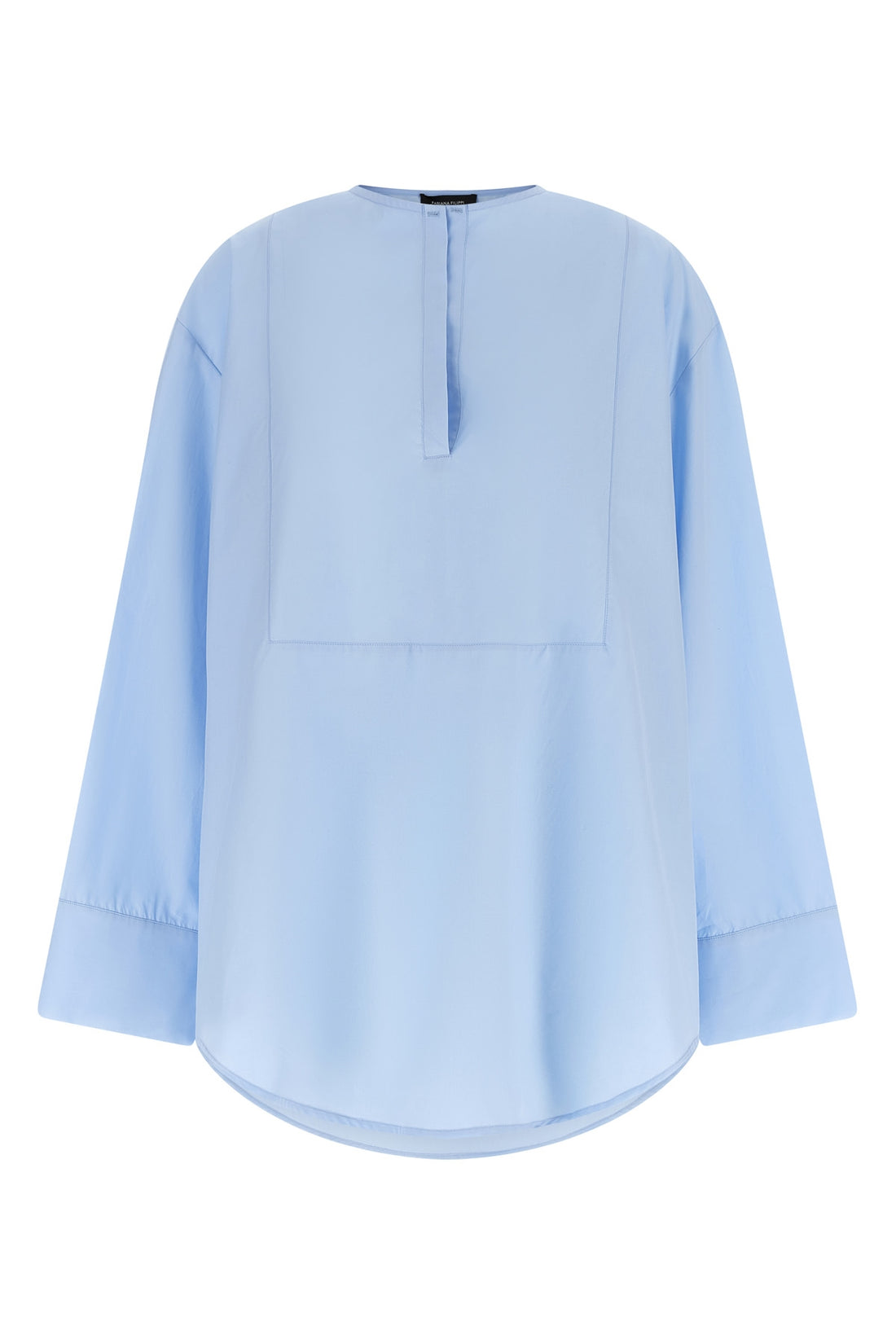 FABIANA FILIPPI 40 trompe loeil cotton poplin shirt