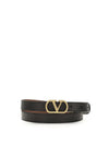 smooth leather reversible belt
