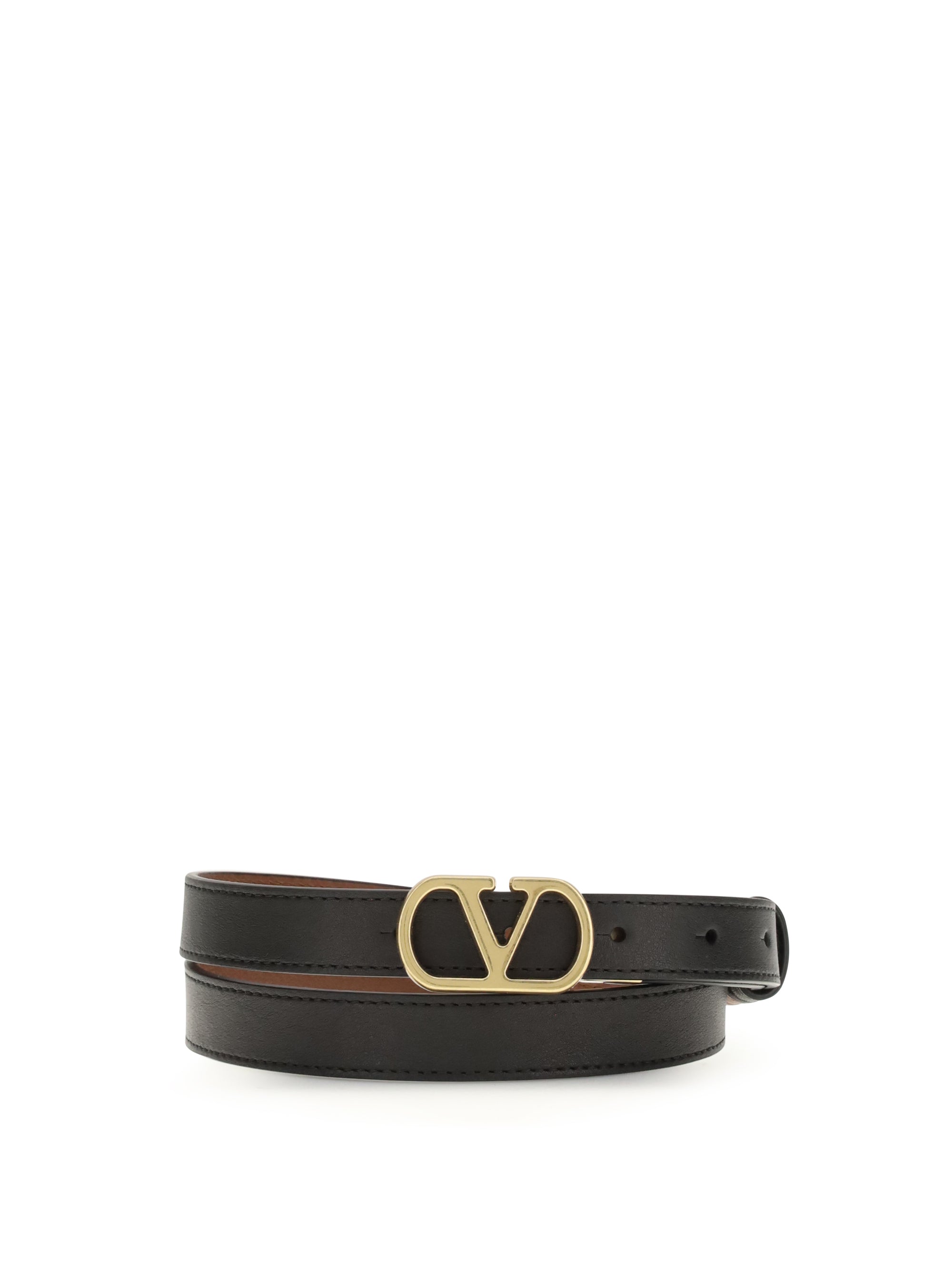 smooth leather reversible belt