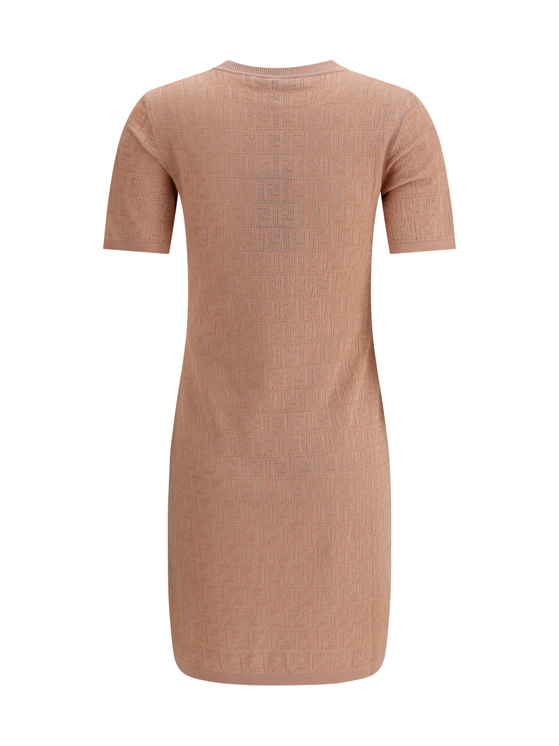 FENDI 40 ff pattern midi dress