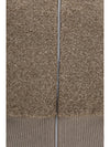 resort ribbed pure wool cardigan