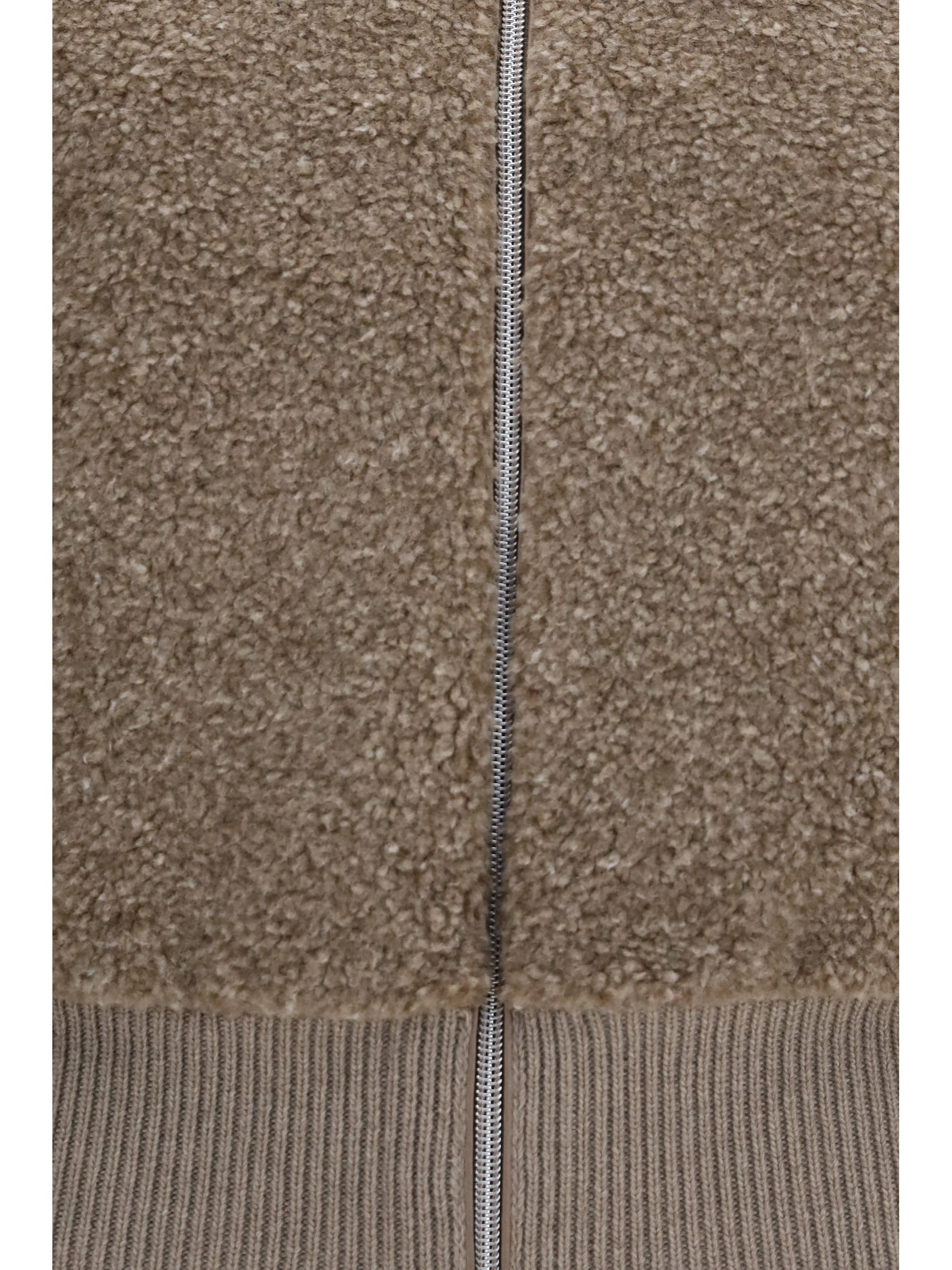 resort ribbed pure wool cardigan