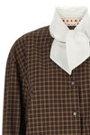 the marni poplin check shirt redefines classic tailoring through unexpected prop