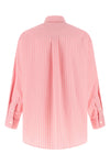 the marni shirt in cotton blend poplin is distinguished by an oversized silhouet