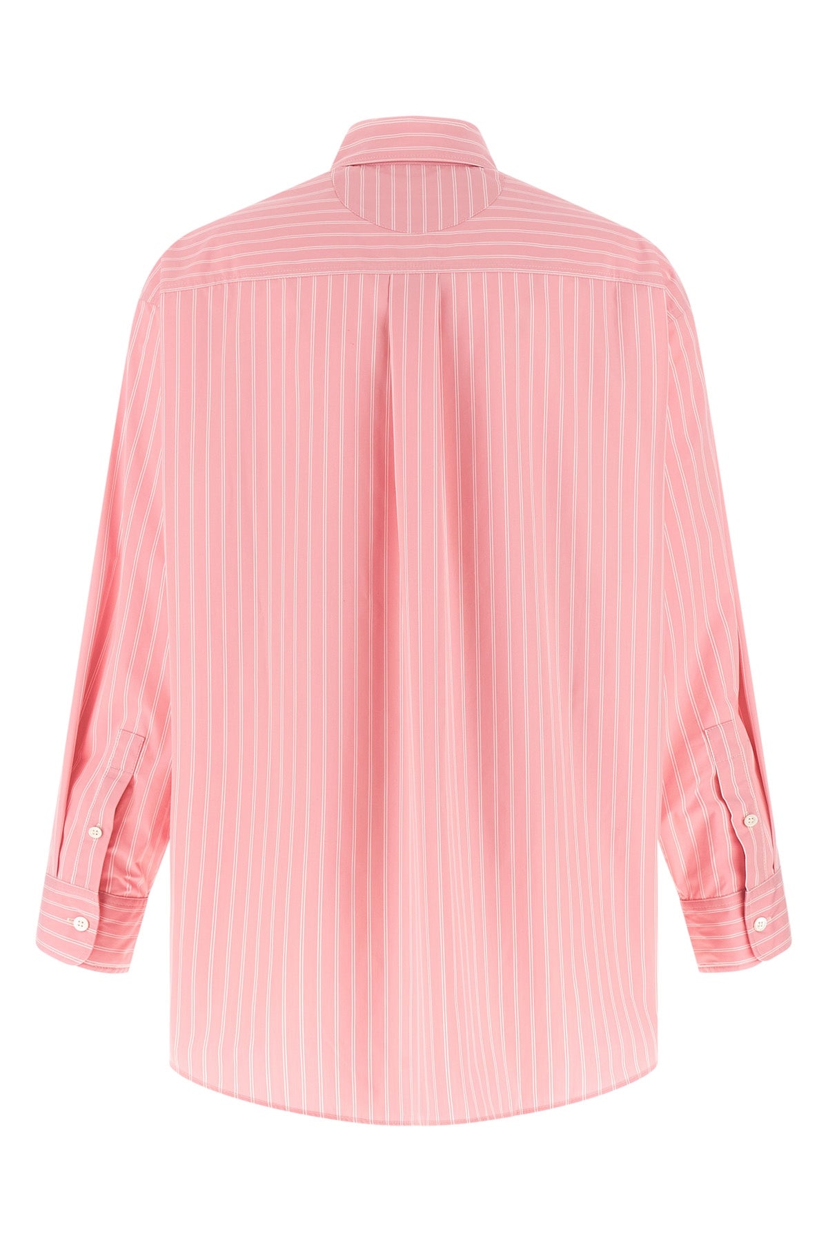 the marni shirt in cotton blend poplin is distinguished by an oversized silhouet