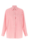 the marni shirt in cotton blend poplin is distinguished by an oversized silhouet