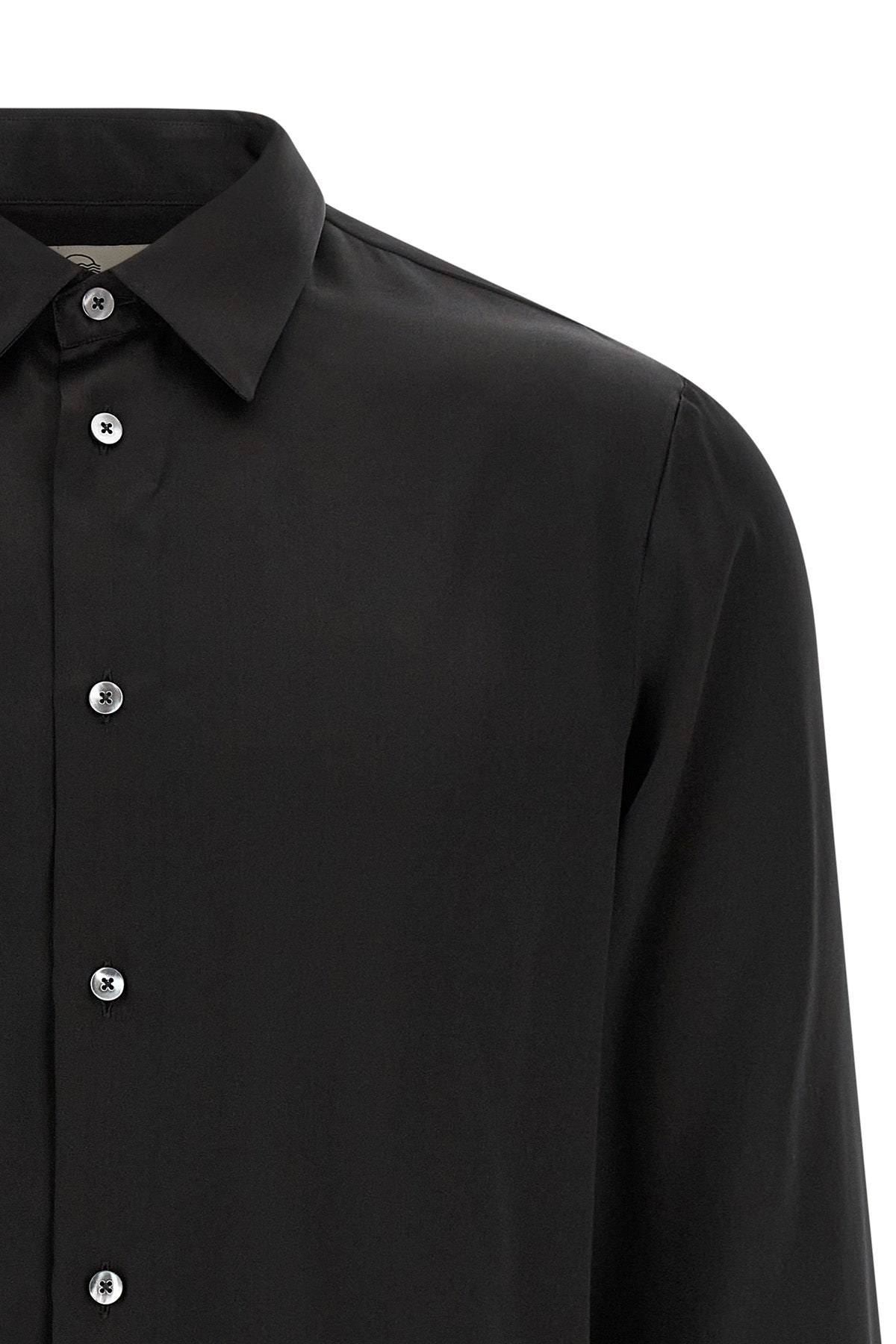 shiny silk shirt