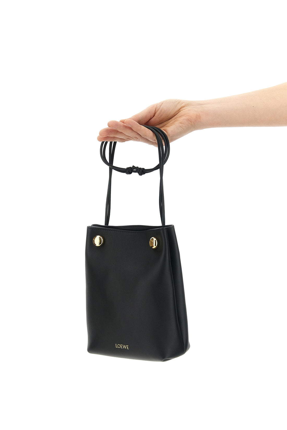 LOEWE OS smooth calf leather clutch bag