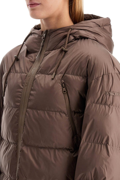 short down jacket with hood &