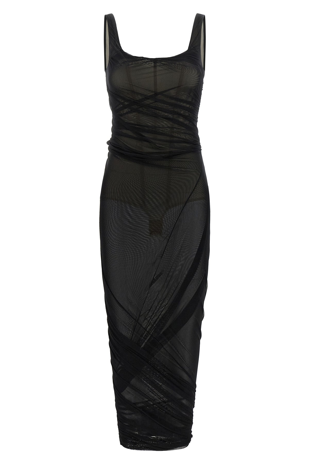 the attico midi dress redefines the silhouette through a sophisticated play of t