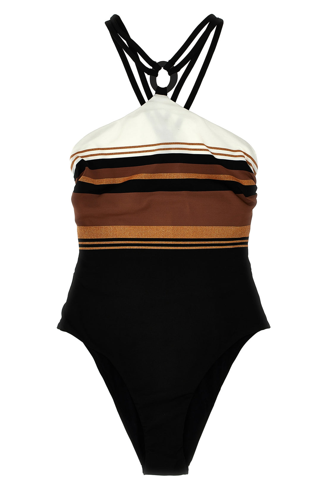 MAX MARA 1B cathy one-piece swimsuit in stretch fabric