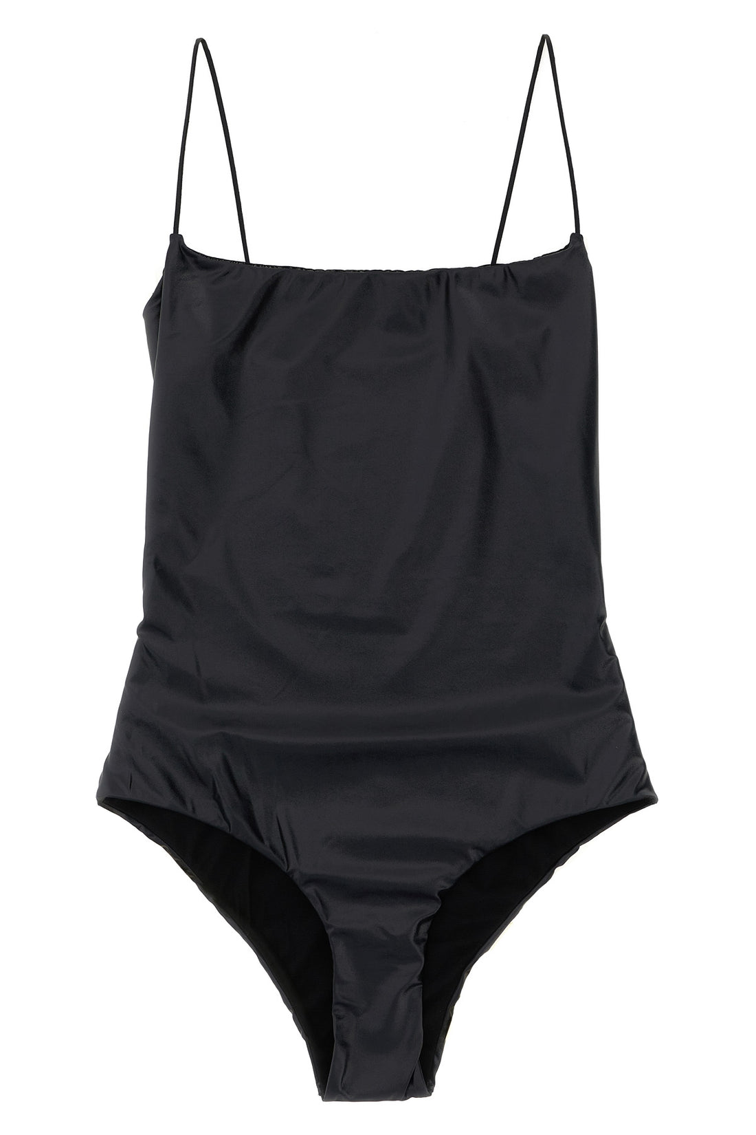 ALLIS L catlin satin lycra one-piece swimsuit