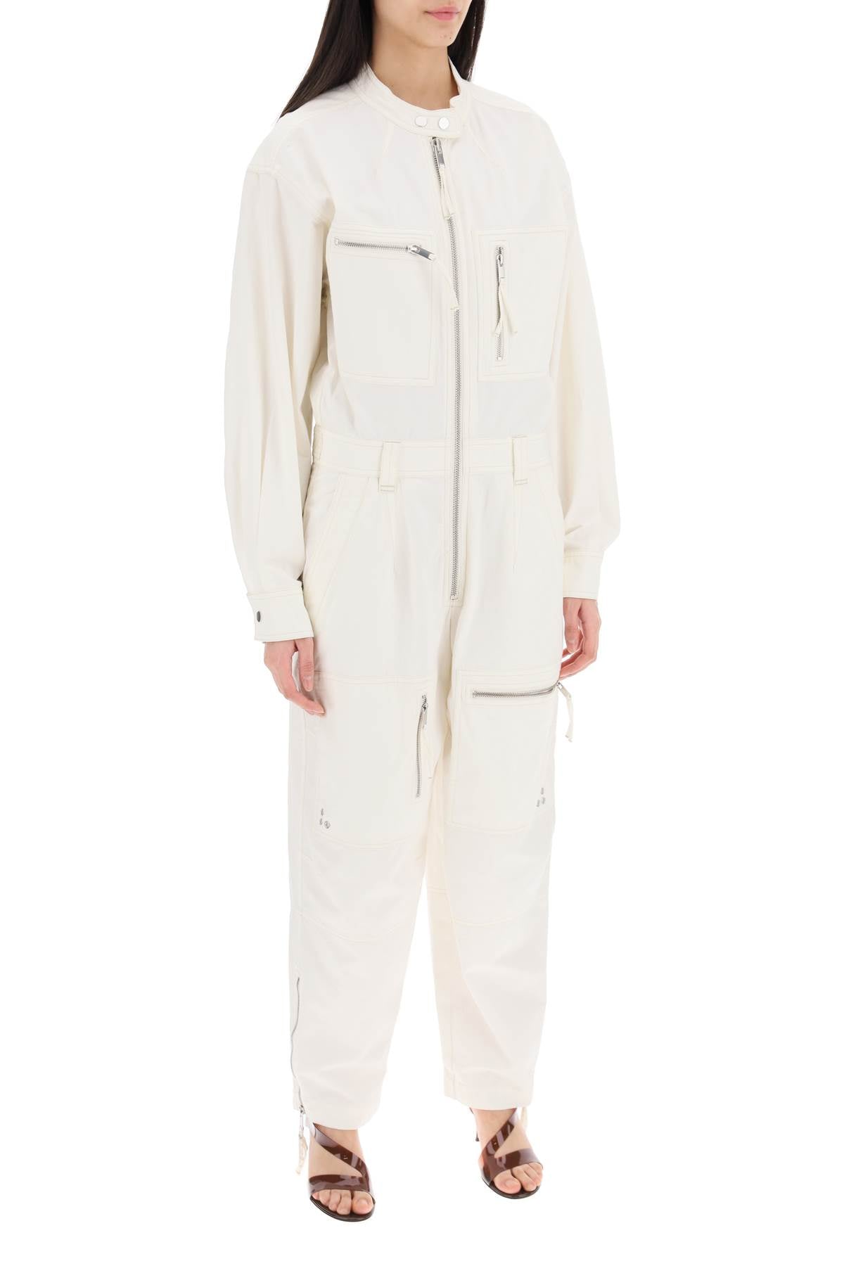 cotton workwear jumpsuit