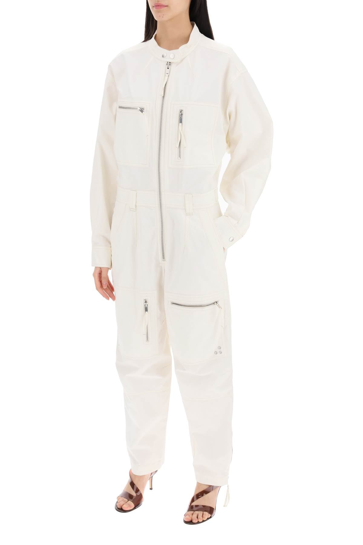 cotton workwear jumpsuit