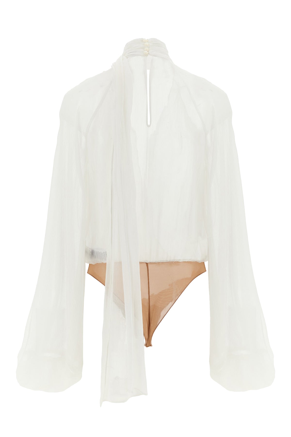 the elisabetta franchi bodysuit shirt redefines everyday elegance through a flui