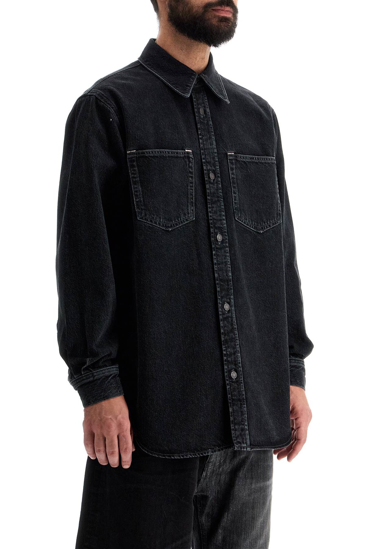 denim overshirt