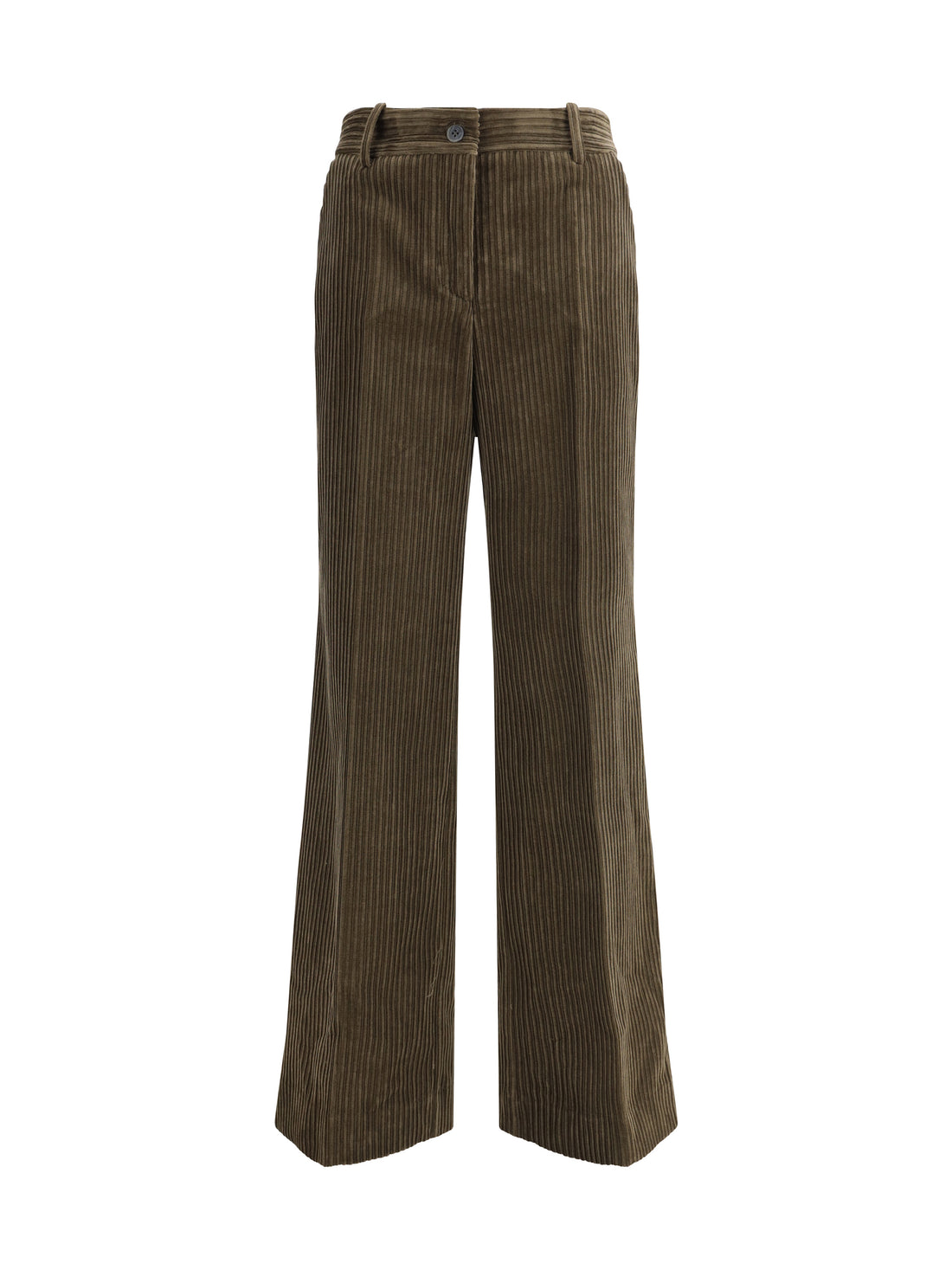 P.A.R.O.S.H. L straight ribbed trousers