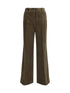 P.A.R.O.S.H. L straight ribbed trousers