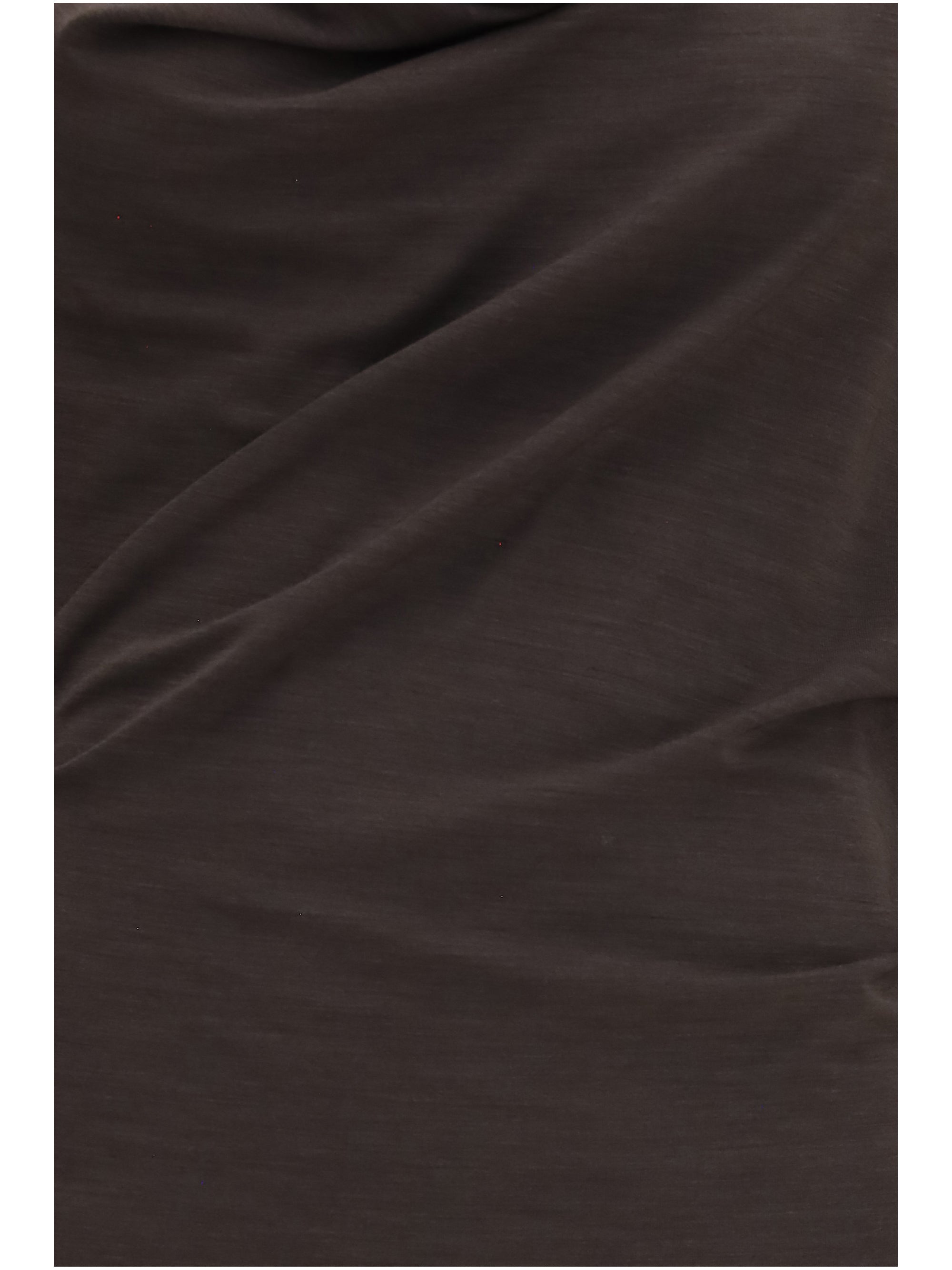 techno wool jersey draped dress with monili