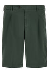 style bermuda shorts in slightly stretch light cotton