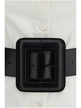 BALENCIAGA 36 poplin shirt mini dress 