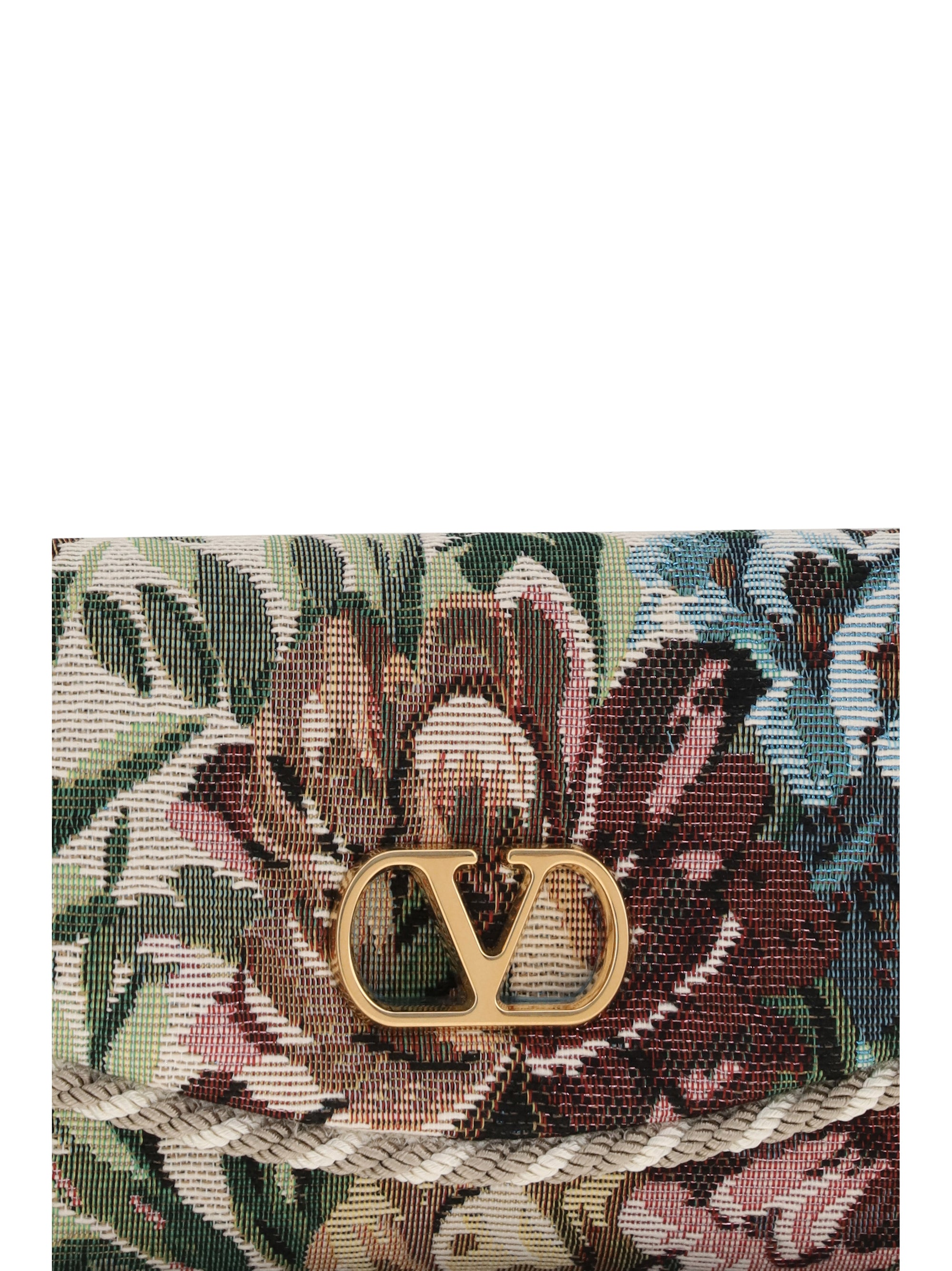 embroidered devain shoulder bag