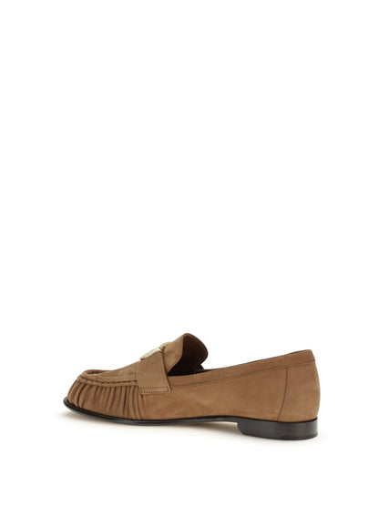 FENDI 36 suede loafers