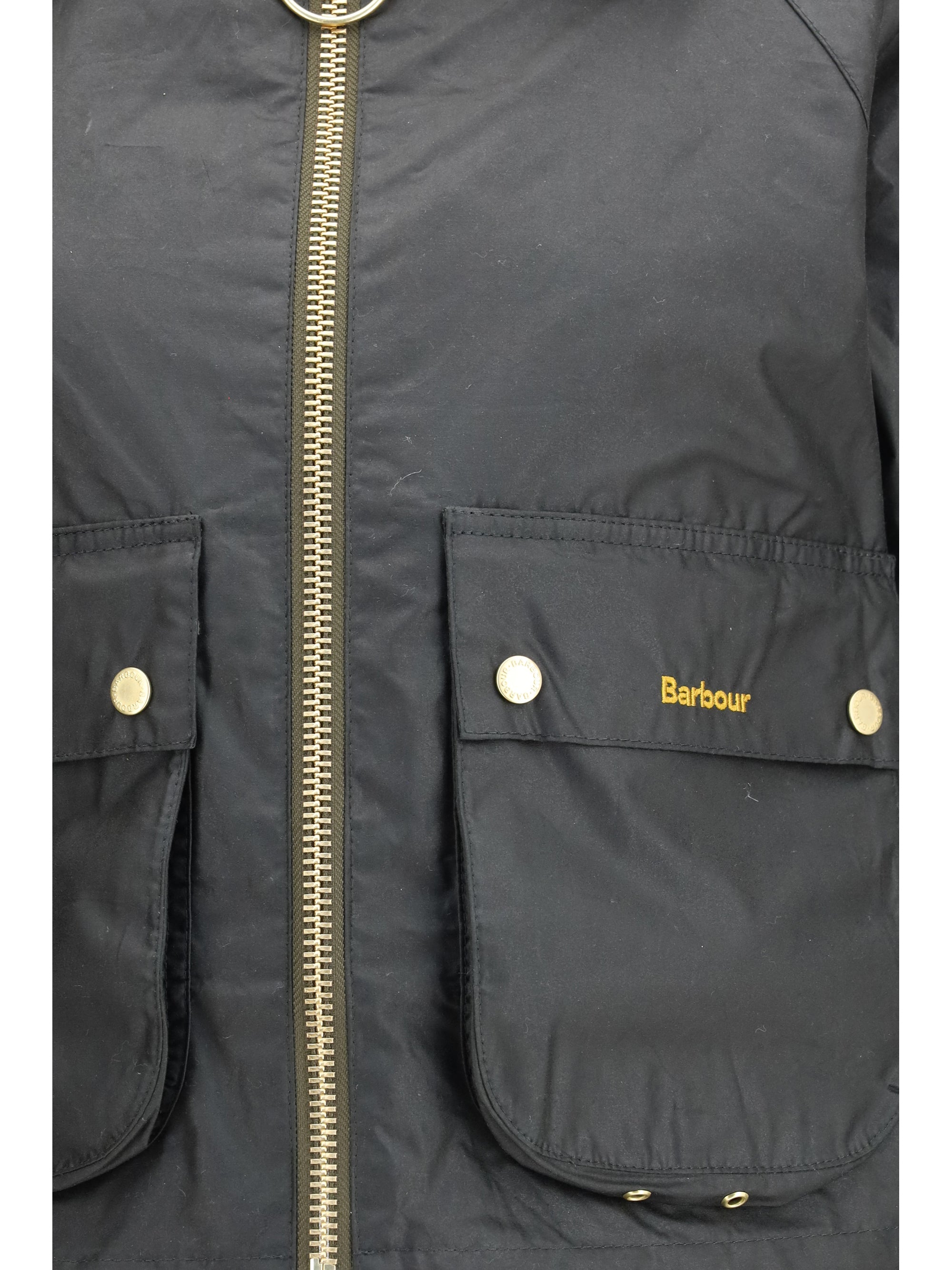 BARBOUR 8 marron waxed jacket 