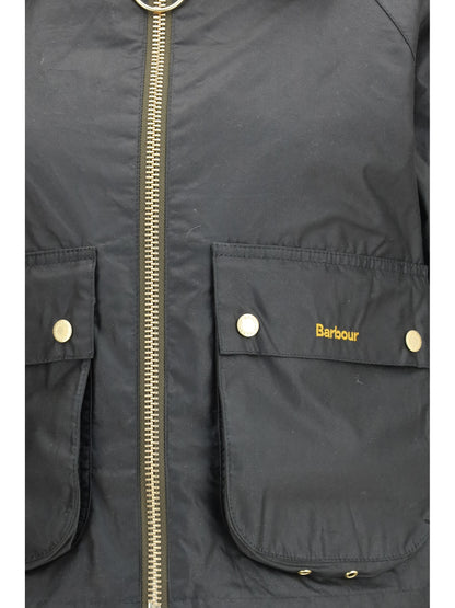 BARBOUR 8 marron waxed jacket 