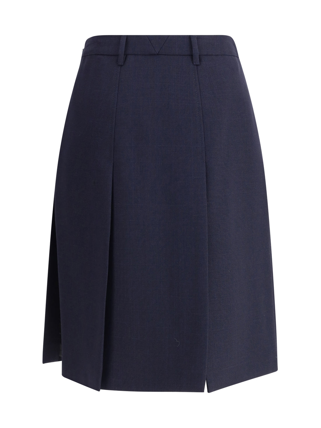 PRADA 44 virgin wool midi skirt