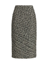 GUCCI 40 midi skirt in laminated bouclé fabric