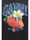 strawberry cotton t-shirt