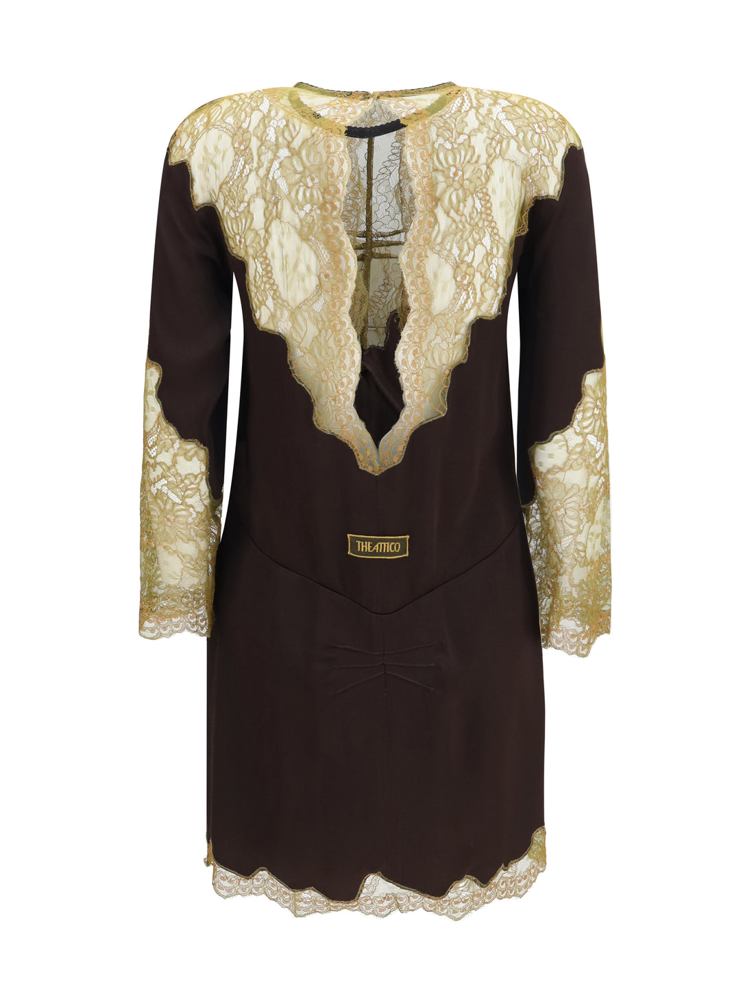 THE ATTICO 40 lace mini dress