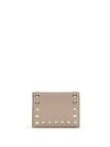 rockstud leather wallet