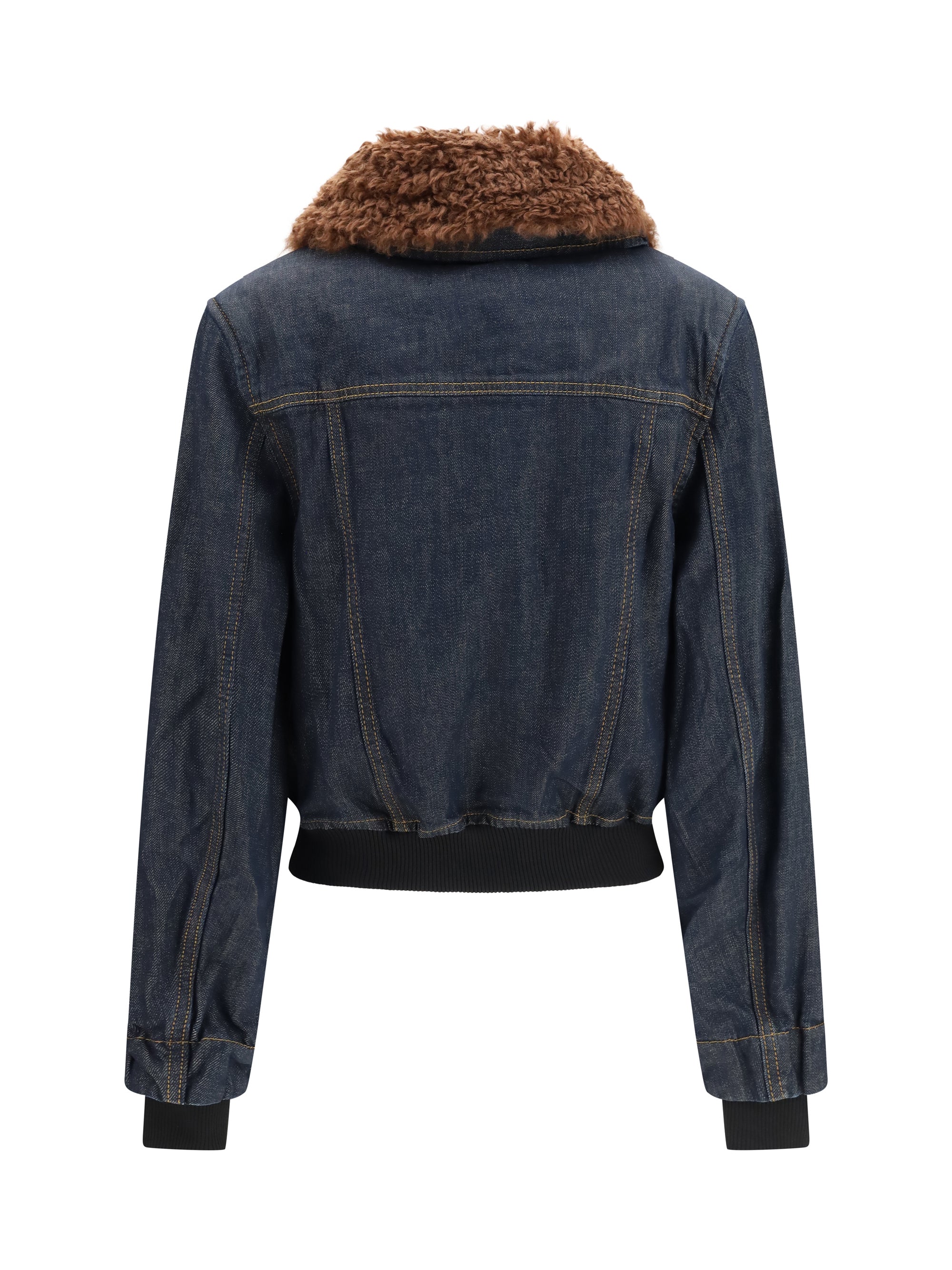 denim bomber jacket