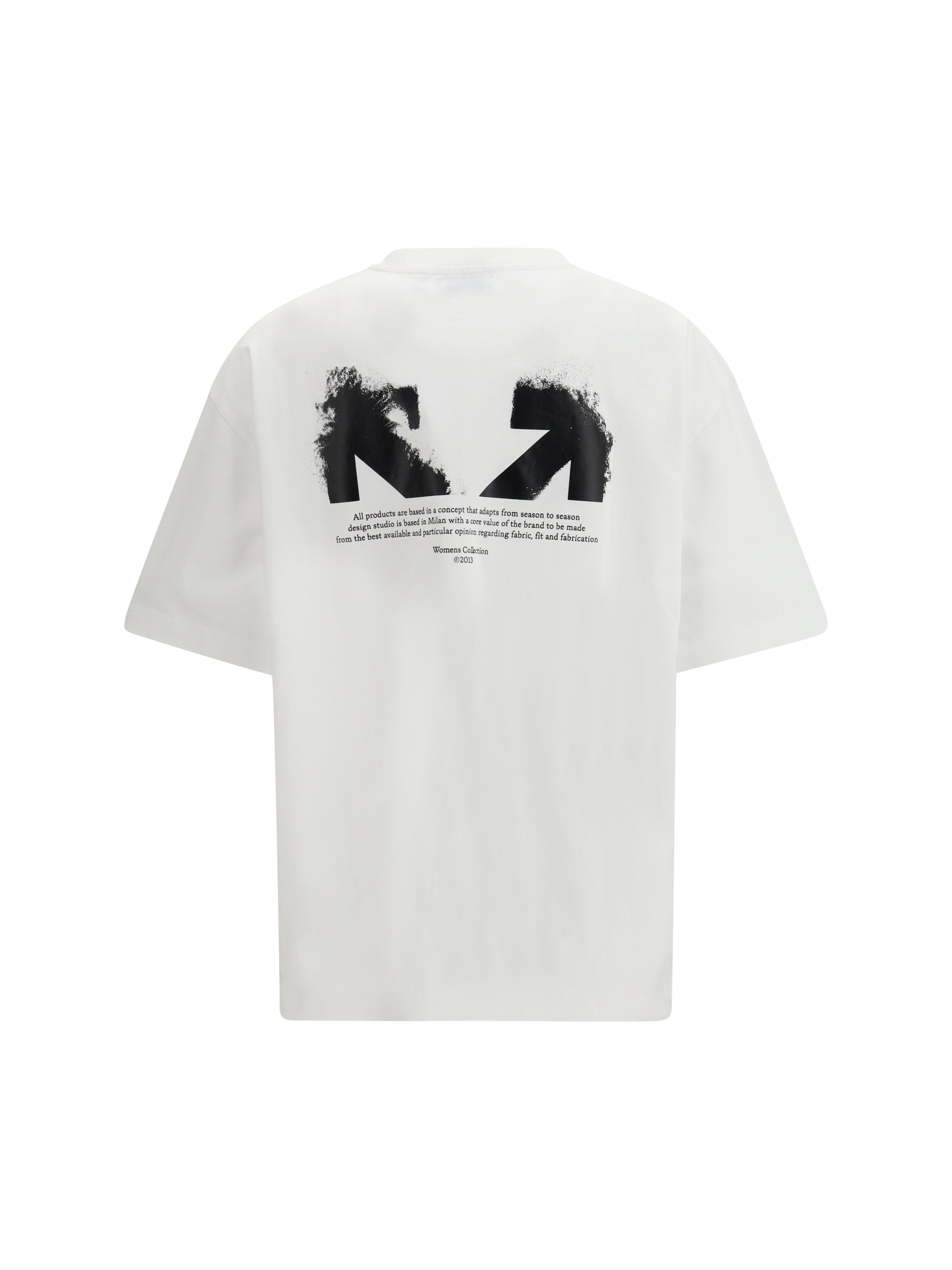 OFF-WHITE M half arrow skate logo t-shirt