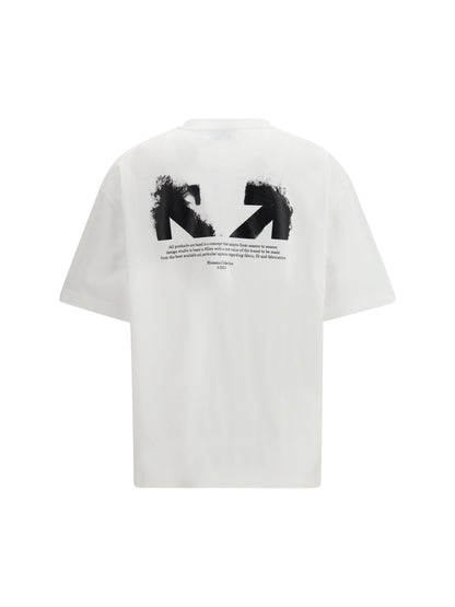 OFF-WHITE M half arrow skate logo t-shirt