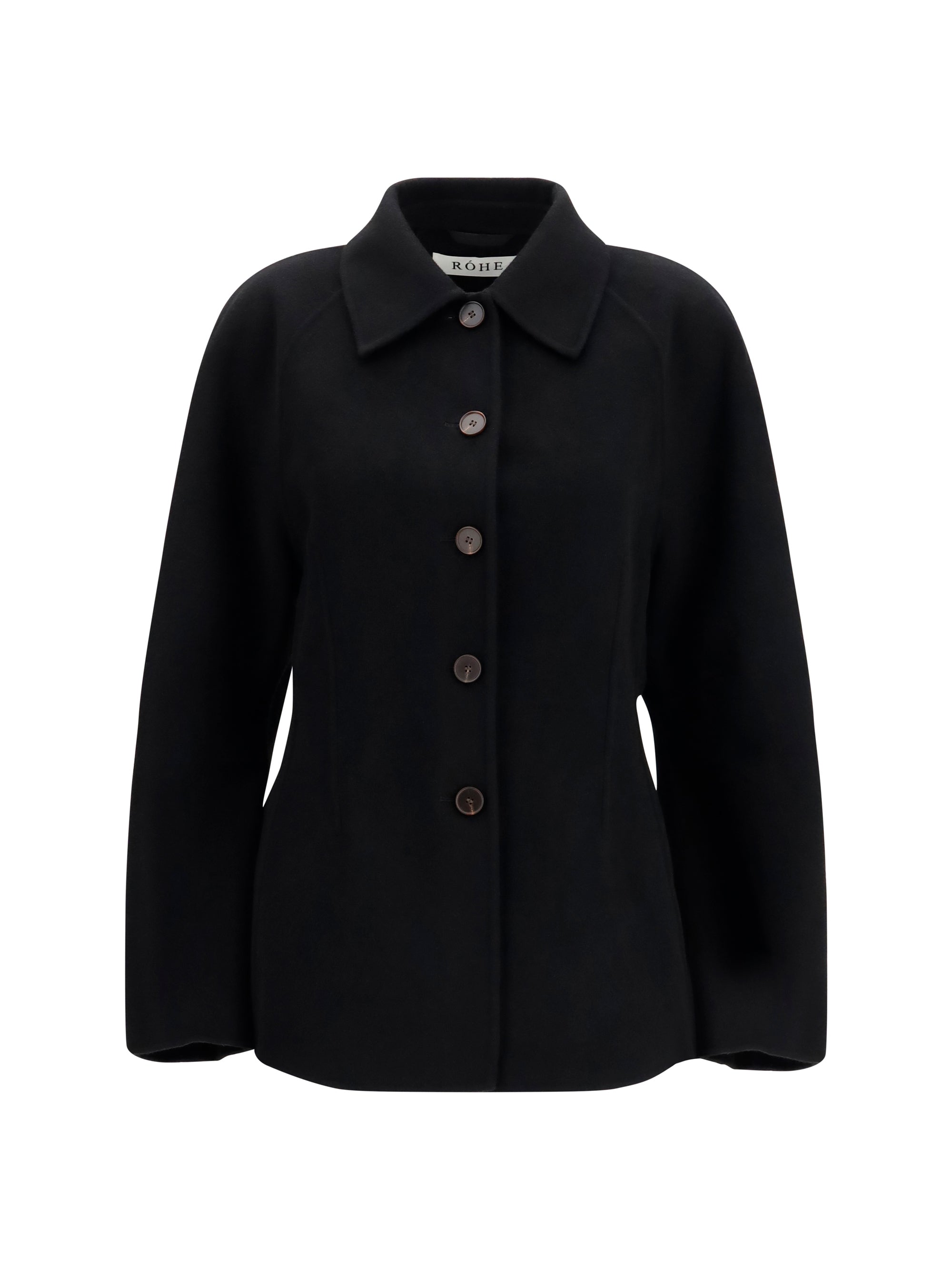 sculptural oversized-sleeve jacket