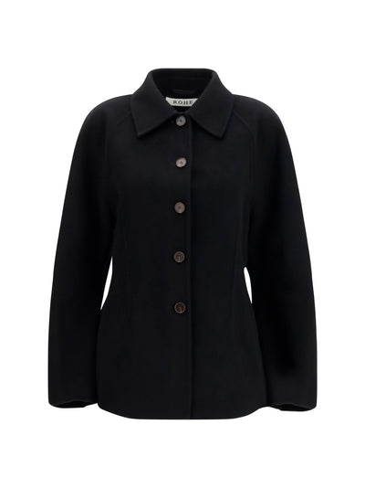 sculptural oversized-sleeve jacket