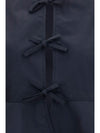 cotton poplin blouse with bows