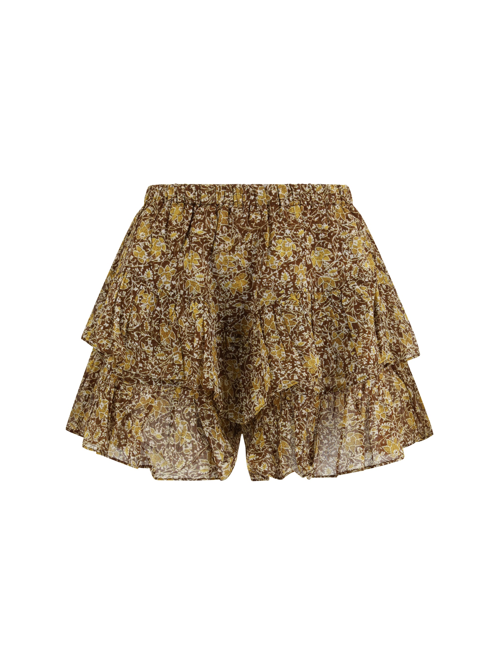 printed cotton shorts