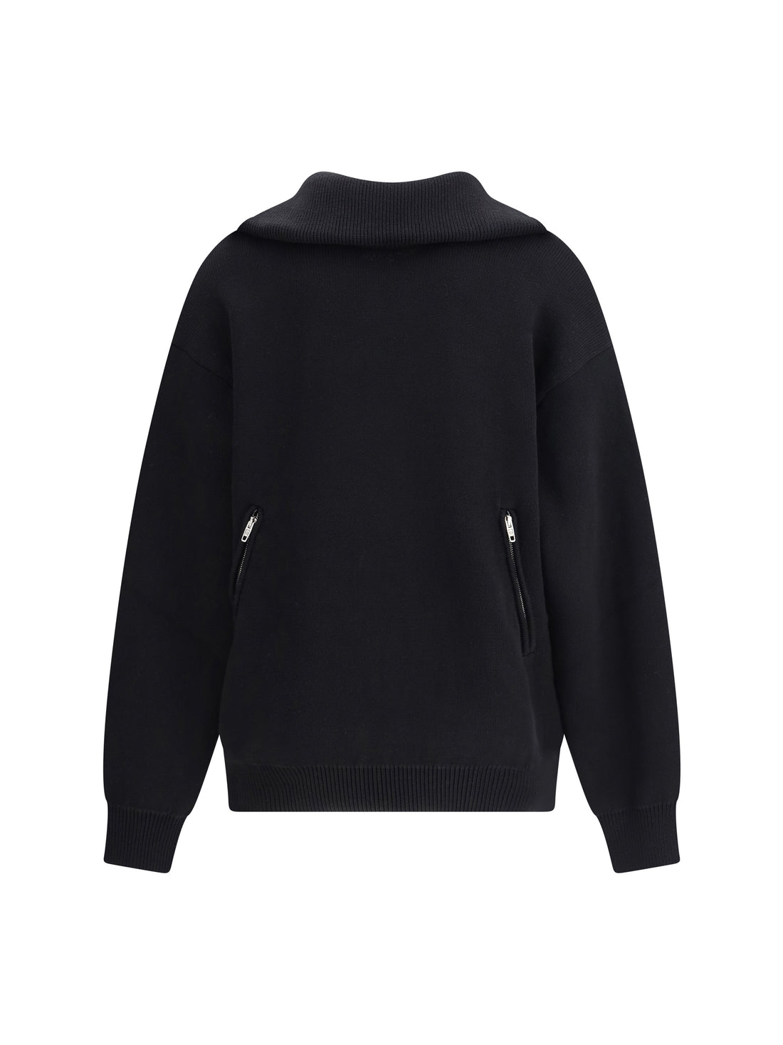 BALENCIAGA M back-to-front black sweater