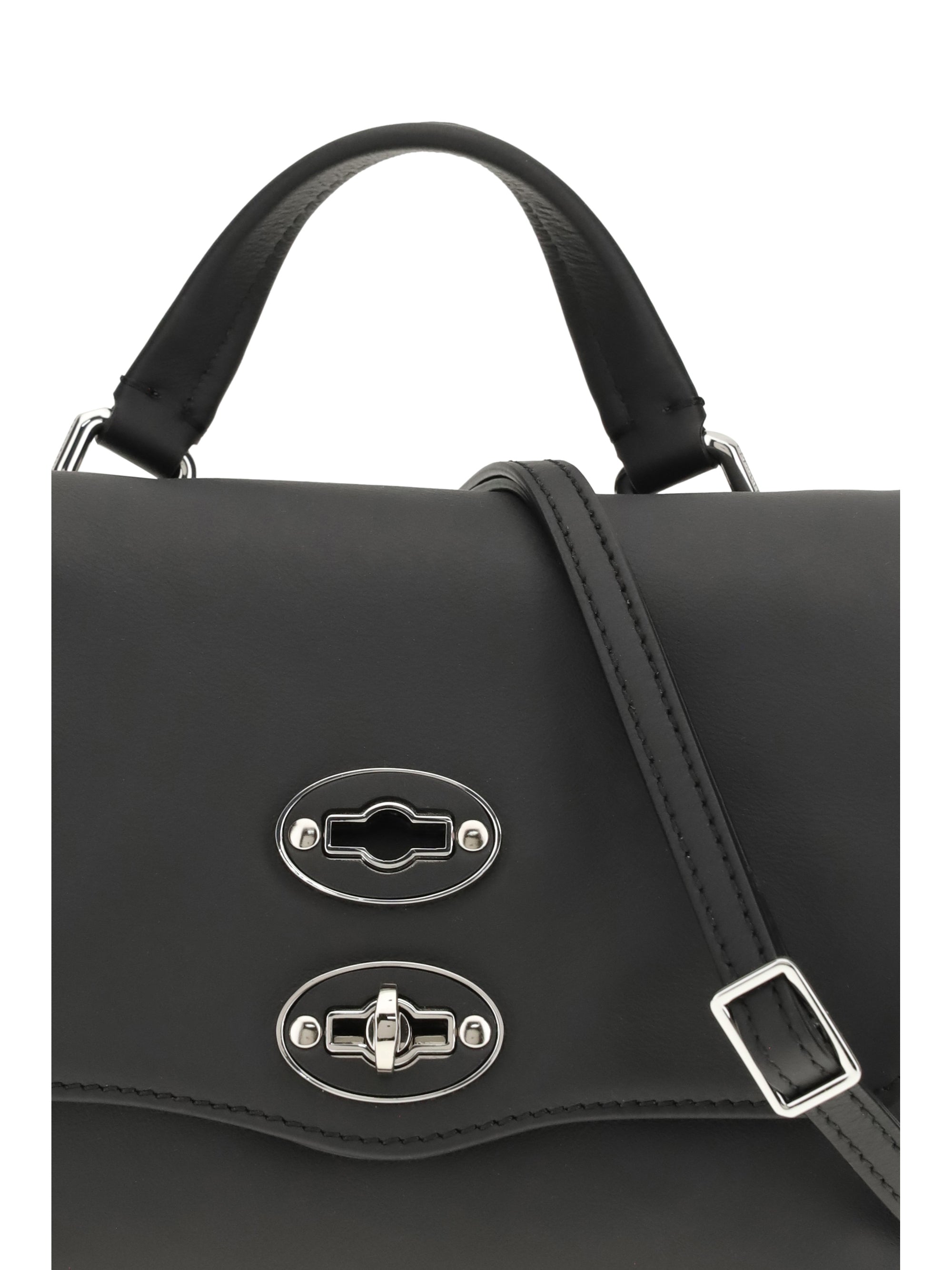 saeta baby leather postina handbag