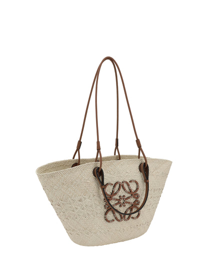 LOEWE OS anagram basket shoulder bag