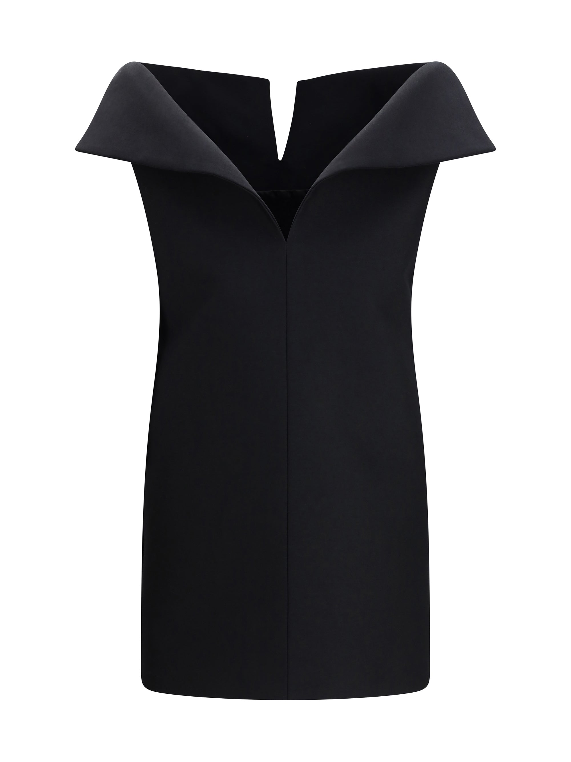 silk-blend strapless dress