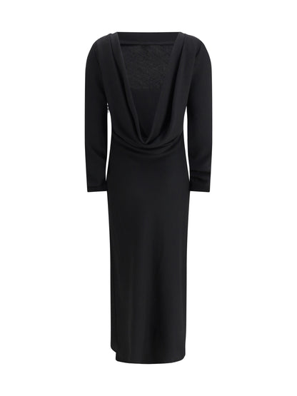 CRIDA MILANO 0 tunisi midi dress in cady