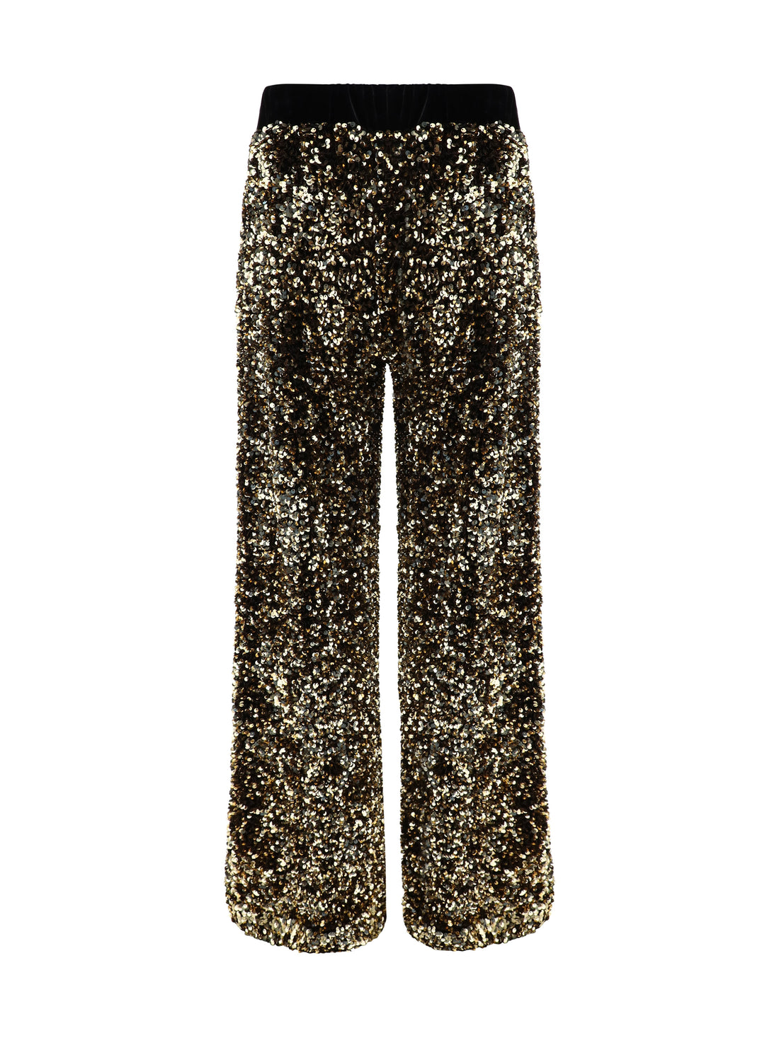 ELLA 40 velvet pants with sequins